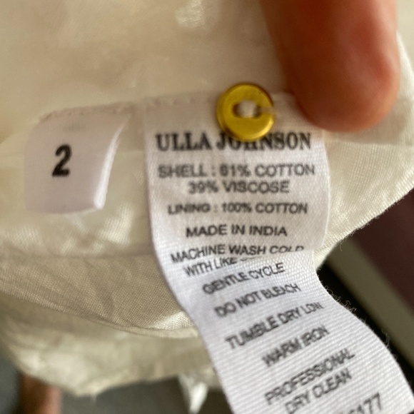 Ulla Johnson Eyelet Dress Size 2 - Picture 10 of 11